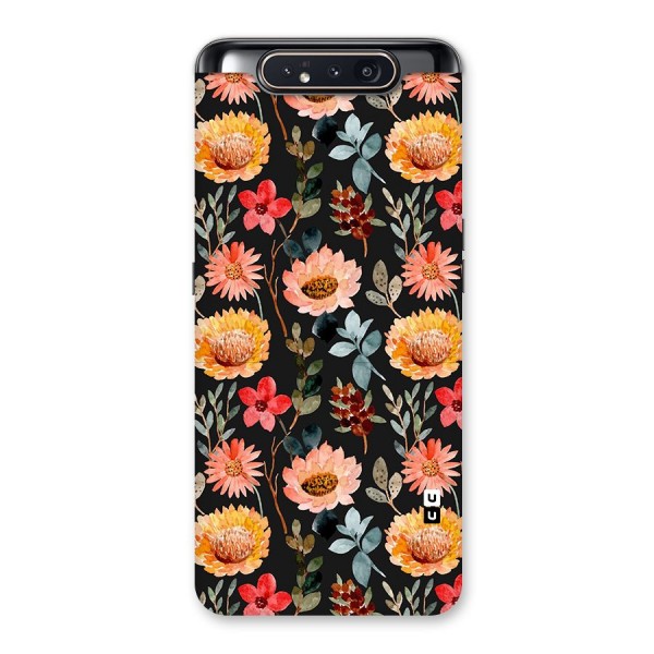 Florals Wonderful Pattern Back Case for Galaxy A80