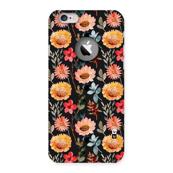 Florals Wonderful Pattern Back Case for iPhone 6 Logo Cut