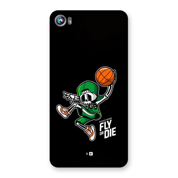 Fly Or Die Back Case for Canvas Fire 4 (A107)