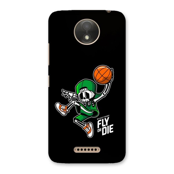 Fly Or Die Back Case for Moto C Plus