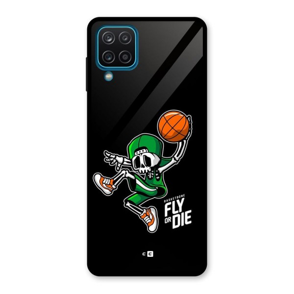 Fly Or Die Glass Back Case for Galaxy A12