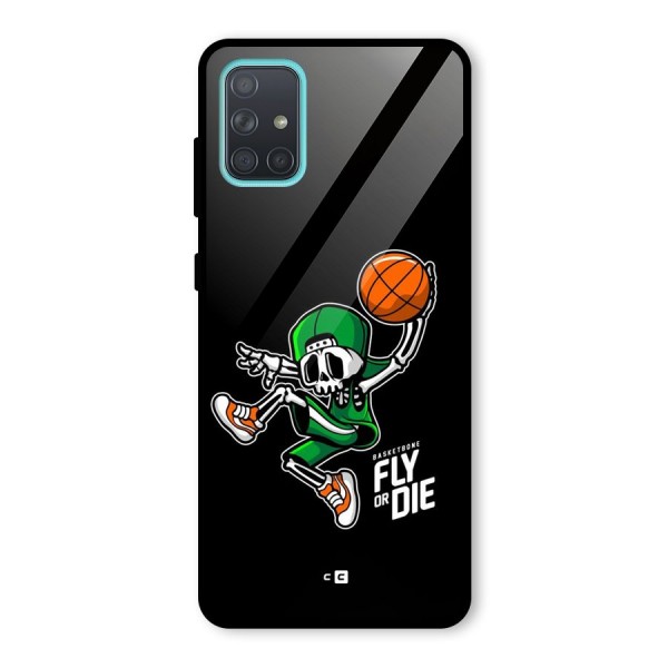 Fly Or Die Glass Back Case for Galaxy A71