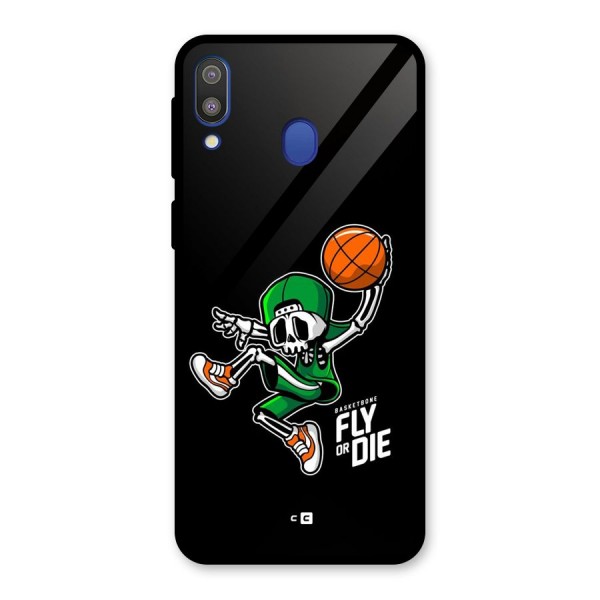 Fly Or Die Glass Back Case for Galaxy M20