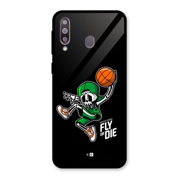 Fly Or Die Glass Back Case for Galaxy M30