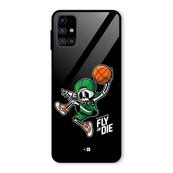Fly Or Die Glass Back Case for Galaxy M31s