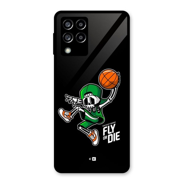 Fly Or Die Glass Back Case for Galaxy M53 5G