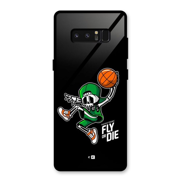 Fly Or Die Glass Back Case for Galaxy Note 8