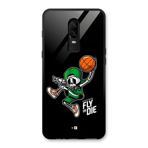 Fly Or Die Glass Back Case for OnePlus 6