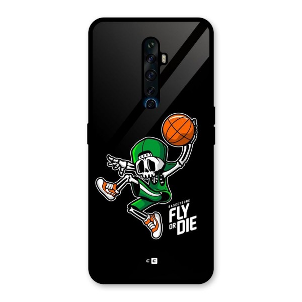 Fly Or Die Glass Back Case for Oppo Reno2 F