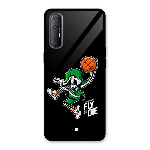 Fly Or Die Glass Back Case for Oppo Reno3 Pro