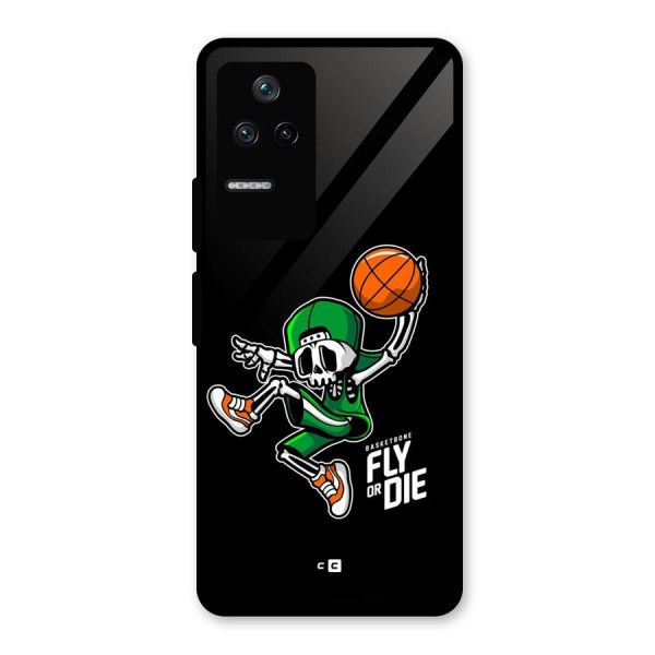 Fly Or Die Glass Back Case for Poco F4 5G