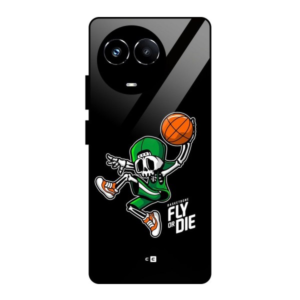 Fly Or Die Glass Back Case for Realme 11X