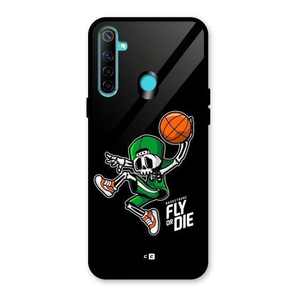 Fly Or Die Glass Back Case for Realme 5