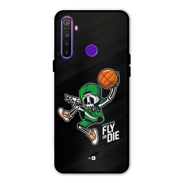 Fly Or Die Glass Back Case for Realme 5s