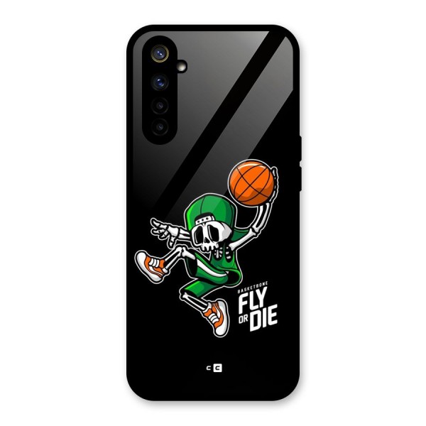 Fly Or Die Glass Back Case for Realme 6