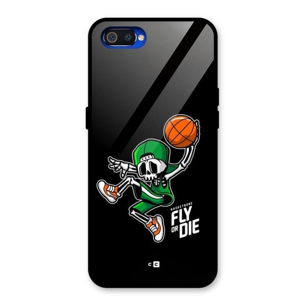 Fly Or Die Glass Back Case for Realme C2