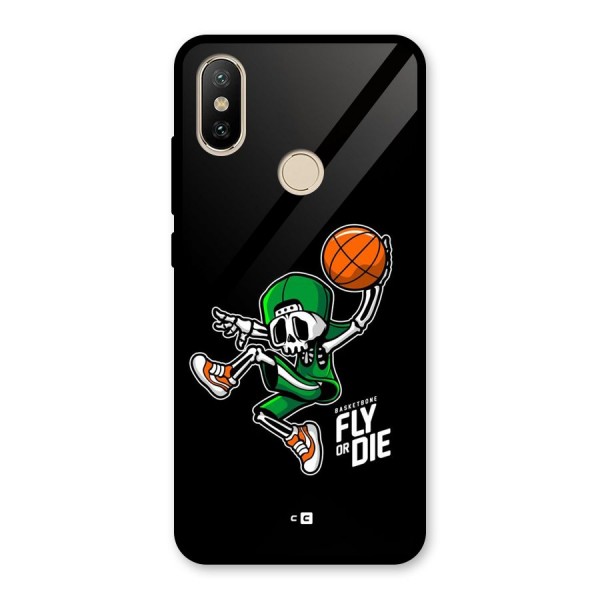 Fly Or Die Glass Back Case for Redmi A1