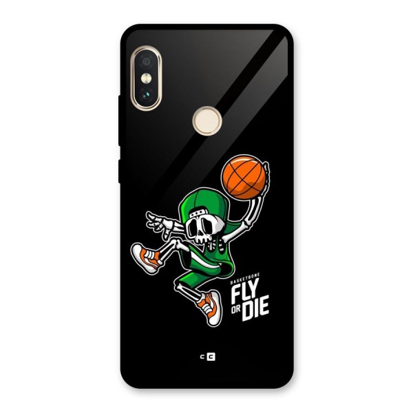 Fly Or Die Glass Back Case for Redmi Note 5 Pro