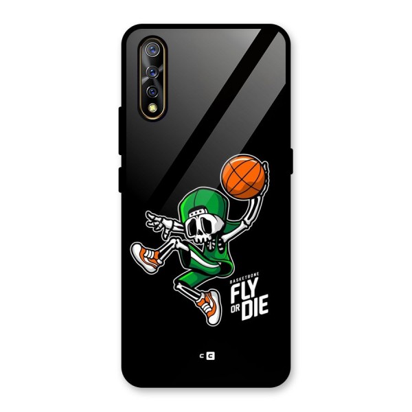 Fly Or Die Glass Back Case for Vivo S1