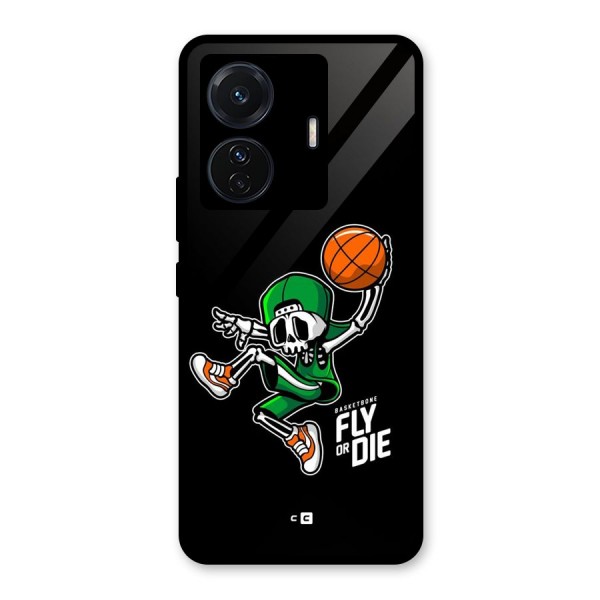 Fly Or Die Glass Back Case for Vivo T1 Pro