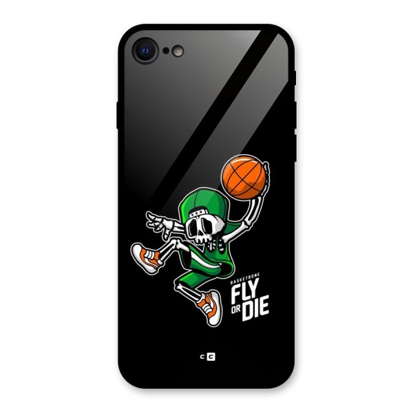Fly Or Die Glass Back Case for iPhone 8