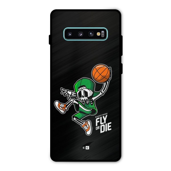 Fly Or Die Metal Back Case for Galaxy S10 Plus
