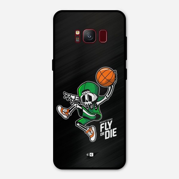 Fly Or Die Metal Back Case for Galaxy S8