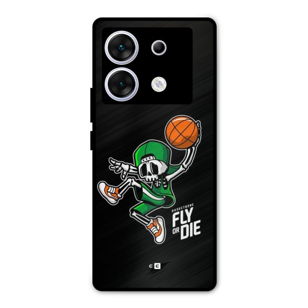 Fly Or Die Metal Back Case for Infinix Zero 30 5G