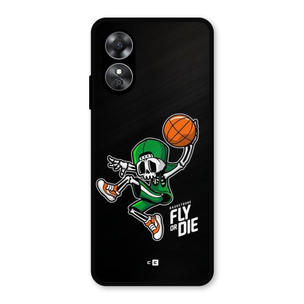 Fly Or Die Metal Back Case for Oppo A17