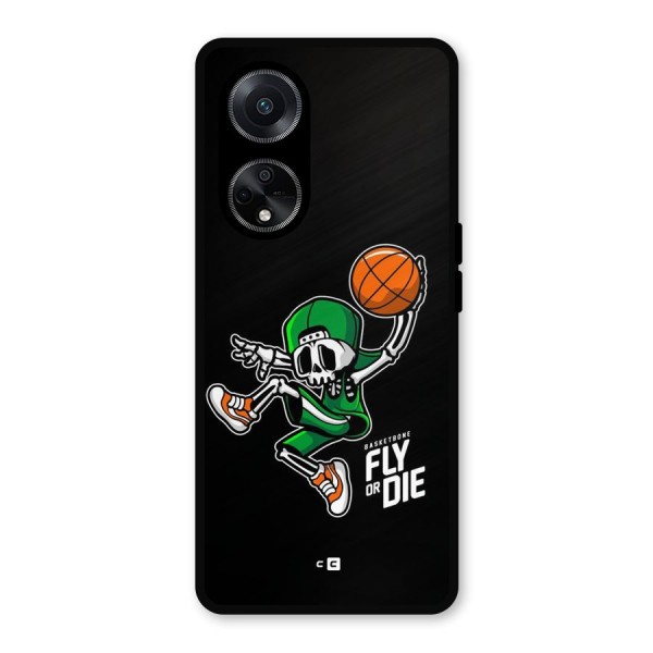 Fly Or Die Metal Back Case for Oppo F23