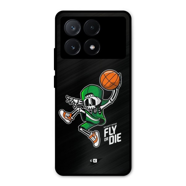 Fly Or Die Metal Back Case for Poco X6 Pro