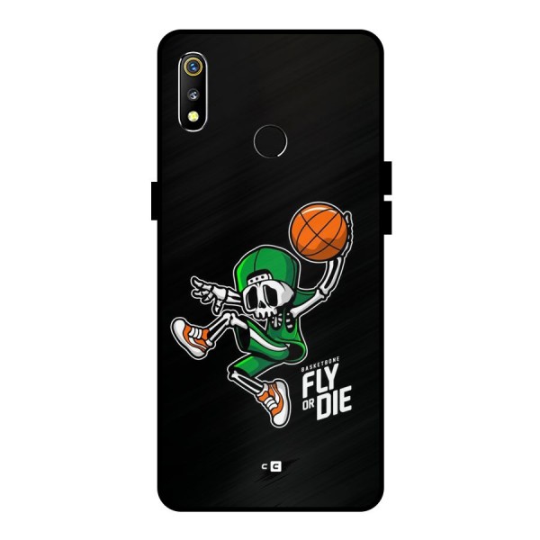 Fly Or Die Metal Back Case for Realme 3