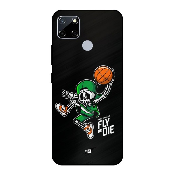 Fly Or Die Metal Back Case for Realme Narzo 20