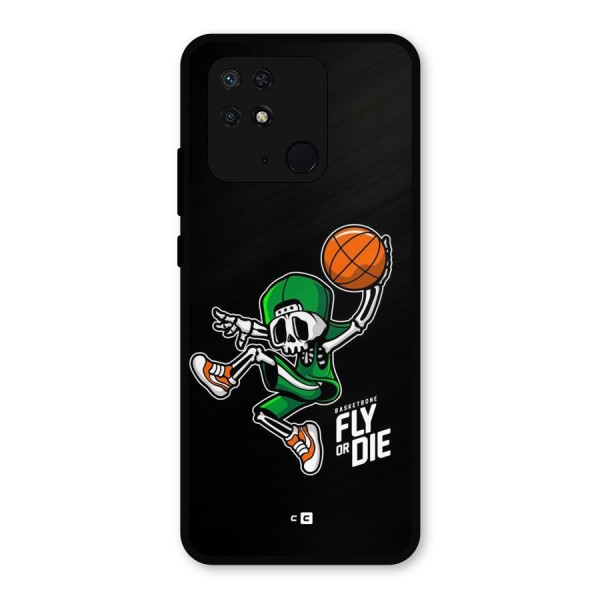 Fly Or Die Metal Back Case for Redmi 10 Power