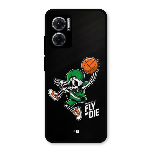 Fly Or Die Metal Back Case for Redmi 11 Prime 5G