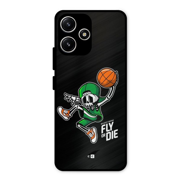 Fly Or Die Metal Back Case for Redmi 12 5G