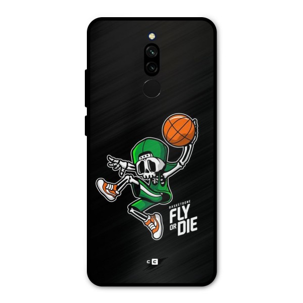 Fly Or Die Metal Back Case for Redmi 8