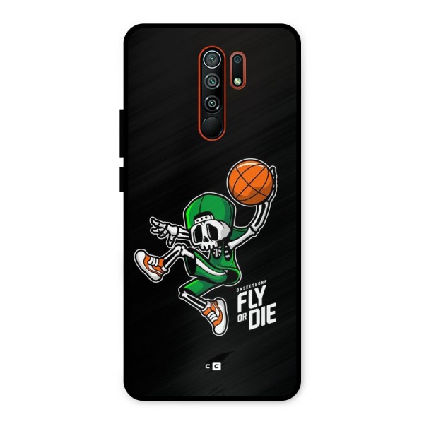 Fly Or Die Metal Back Case for Redmi 9 Prime