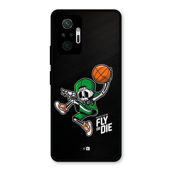 Fly Or Die Metal Back Case for Redmi Note 10 Pro