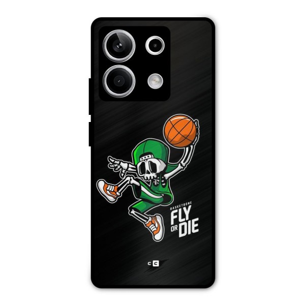 Fly Or Die Metal Back Case for Redmi Note 13 5G