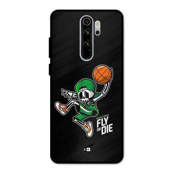 Fly Or Die Metal Back Case for Redmi Note 8 Pro