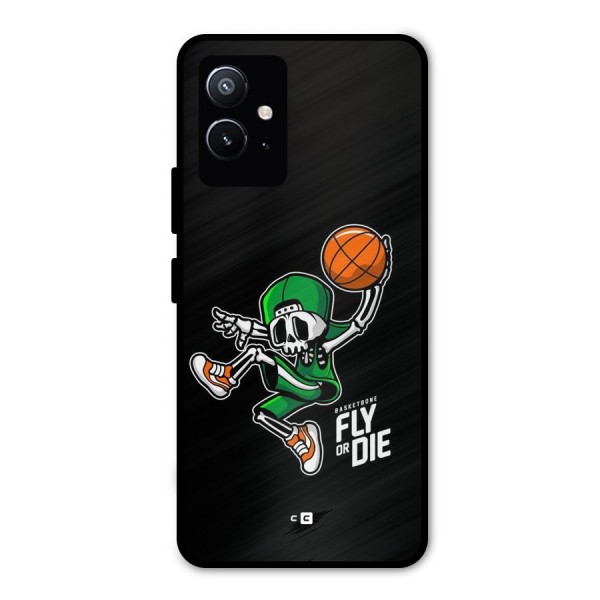 Fly Or Die Metal Back Case for Vivo T1 5G