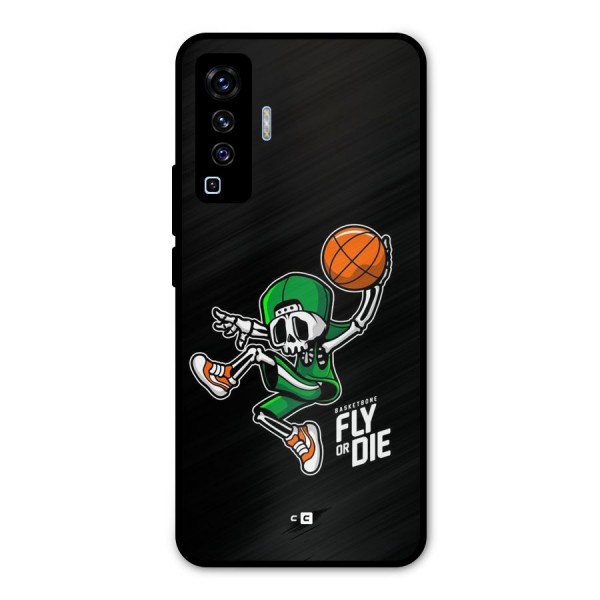 Fly Or Die Metal Back Case for Vivo X50