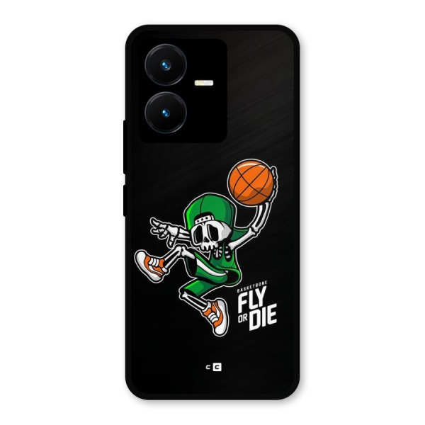 Fly Or Die Metal Back Case for Vivo Y22
