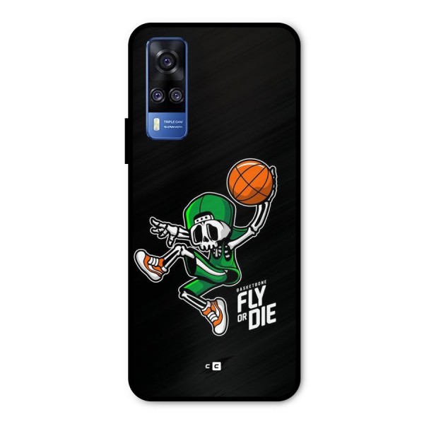 Fly Or Die Metal Back Case for Vivo Y51A