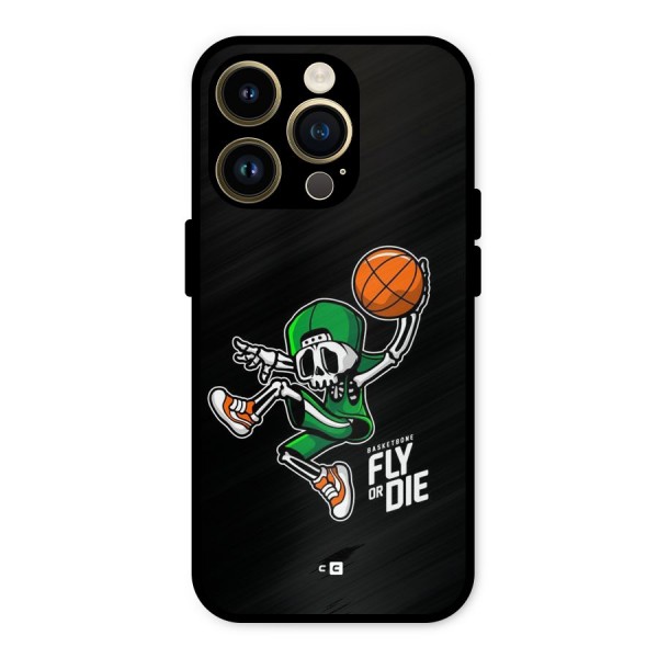 Fly Or Die Metal Back Case for iPhone 14 Pro
