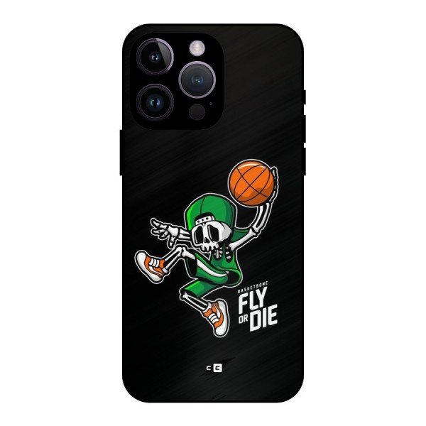 Fly Or Die Metal Back Case for iPhone 14 Pro Max
