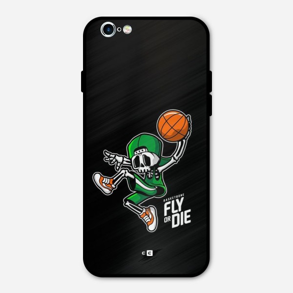 Fly Or Die Metal Back Case for iPhone 6 6s