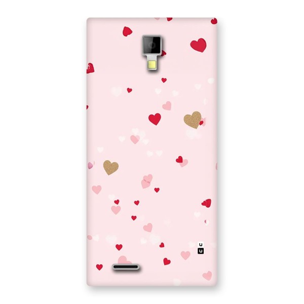 Flying Hearts Back Case for Canvas Xpress A99