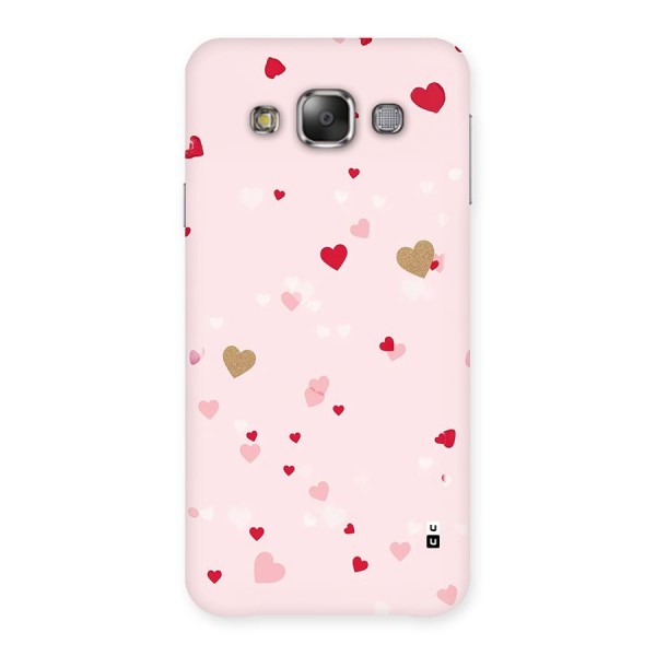 Flying Hearts Back Case for Galaxy E7